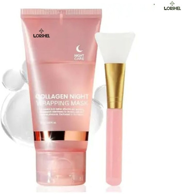 LORSHEL collagen night wrapping mask for Improving Skin Elasticity Trending Orignal(75 ml)