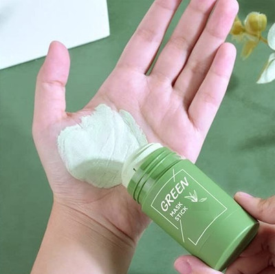 YAWI Remove Blackhead Green Tea Solid Mask Clean Stick Mask Facial(40 g)