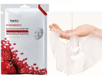 THTC Pomegranate Revitalizing Facial Sheet Mask(20 g)