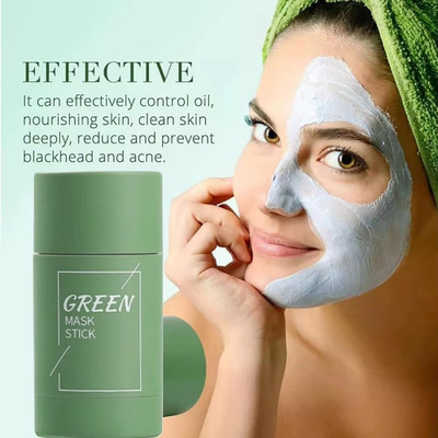 AFARAXIA New Original Green Tea Pore Remover Solid Mask Stick Cleansing Facial Mask(40 g)
