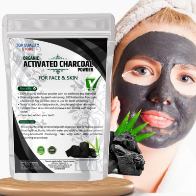 Top Quality Store Activated Charcoal Peel Powder For Men Enriched With Vitamin-E,(100 g)