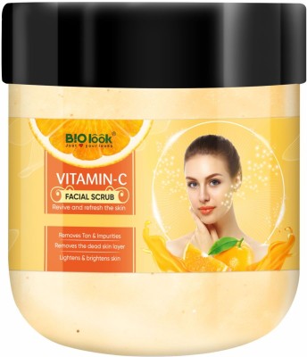 biolook Vitamin C FACE SCRUB Refresh the Skin Removes Tan Removes the Dead skin Layer(380 ml)