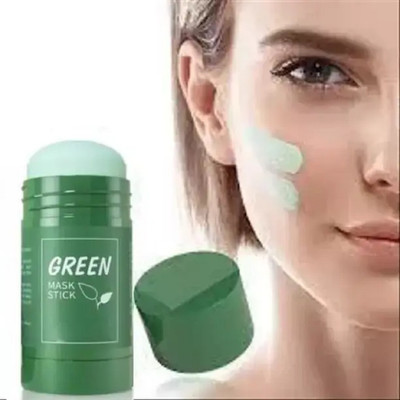 GABBU Green Stick Mask Detan Pack For For Skin Fairness & Deep Clean Pore(40 g)