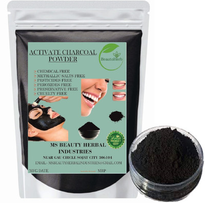 Beautoherb Best Quality Charcoal Powder for face pack new(400 g)