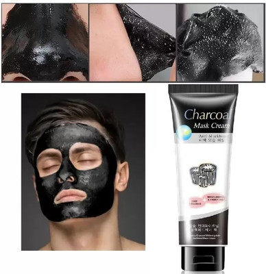 GABBU Charcoal Peel Off Face Mask for Deep Cleansing and Blackhead Removal(100 ml)