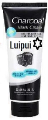 Luipui charcoal peel of mask for remove blackheads pack of 1(130 g)