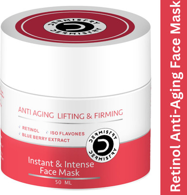 DERMISTRY Anti Aging Instant Skin Firming Tightening Retinol Collagen Boost Face Mask Pack(50 ml)