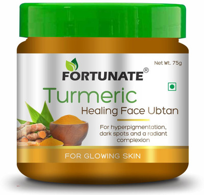 FORTUNATE Ubtan Face Pack Mask with Saffron, Turmeric & Orange Peel(75 g)