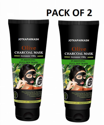JOTKAPARKASH Olive Charcoal Face Mask(Black(100 ml)