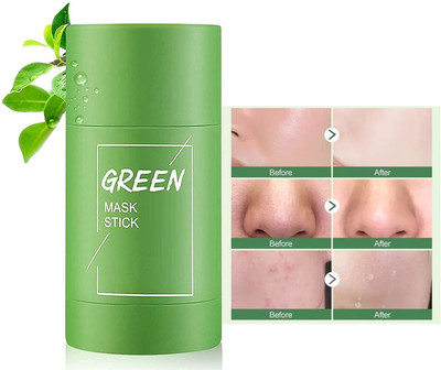 EVERERIN Green Tea Mask Stick for Face, Blackhead Remover with Green Tea Extract(40 g)