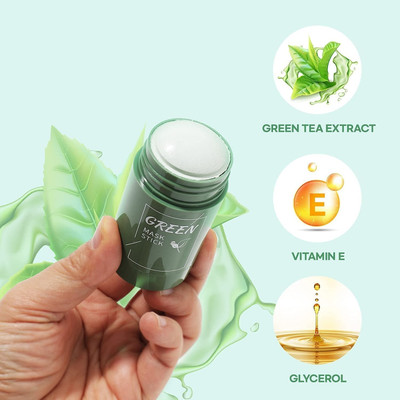 MYEONG Green Tea Face Mask Oil Control Mask Stick All Skin Type(40 g)