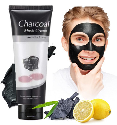Luster Shine Charcoal Face Mask Daily Pollution Free Skin, Black Head Remove(130 ml)