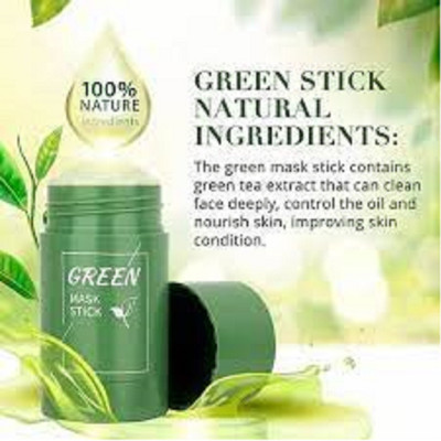 Luipui anti acne problems solves green tea clay mud stick(40 g)