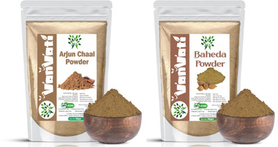 Vanvati Organic Arjun And Baheda Powder Natural Care (50gm)each(100 g)