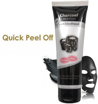 Libline Activated Charcoal Peel Off Mask Enriched With Argan Oil and Aloe Vera(130 ml)