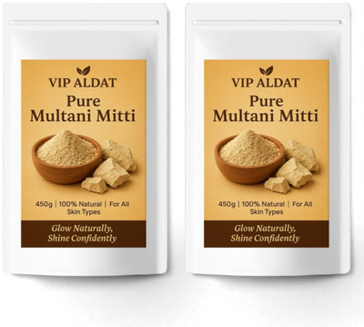 VIP ALDAT Multani Mitti Royal Earth Skin Cleanser with Glowing and Refreshing Formula(400 g)