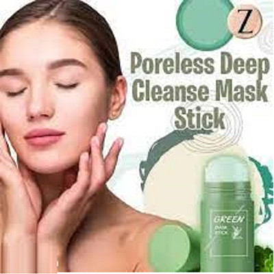 Luipui best green tea mud stick face for anti acne pimples(40 g)