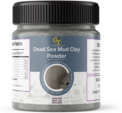 Golden Touch Naturals Dead Sea Mud Clay Powder | Deep Cleansing Face Mask for Acne & Glowing Skin(100 g)
