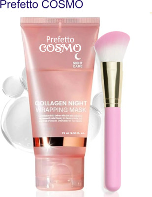 Prefetto COSMO Collagen Face Mask – Overnight Hydration with Korean Skin Recovery Formula(75 ml)