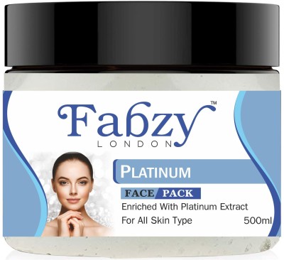 fabzy London Platinum Face Pack For Brightening Skin Suitable For All Skin 500ml(500 ml)