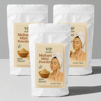 VIP ALDAT Multani Mitti Natural Skin Brightening Therapy For Radiant Face & Fresh Glow(450 g)