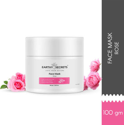 EARTHY SECRETS Pink Rose Clay Face Mask(100 g)