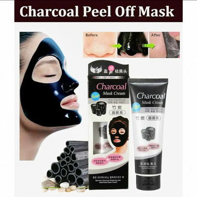 CHARCOAL PEEL OFF MASK For removing toxins and pollutants to cleanse skin thoroughly(130 ml)