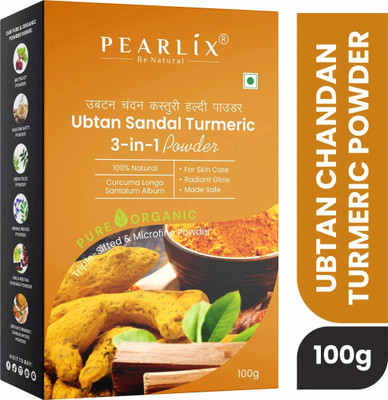 Pearlix Pure Organic Haldi Chandan Ubtan Powder for Face(100 g)