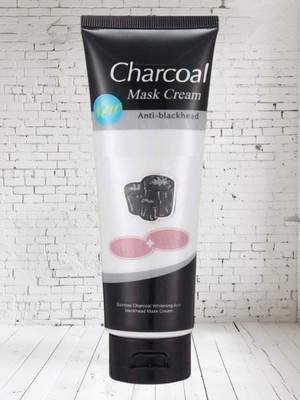 Deeparth Charcoal Face Mask for Acne-Prone and Oily Skin Peel Off Mask (AZ1594A44)(130 g)
