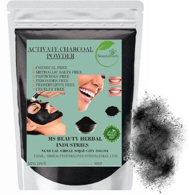 Beautoherb Best Quality Charcoal Powder for face pack glow skin(400 g)