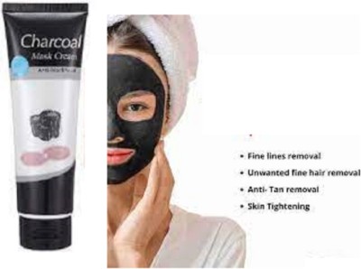 Luipui charcoal peel off mask black for anti acne pimples(130 g)