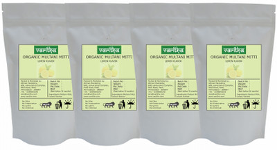 Varitha Organic Multani Mitti Powder (Lemon Flavor) For Face Pack - 400 Gram(400 g)