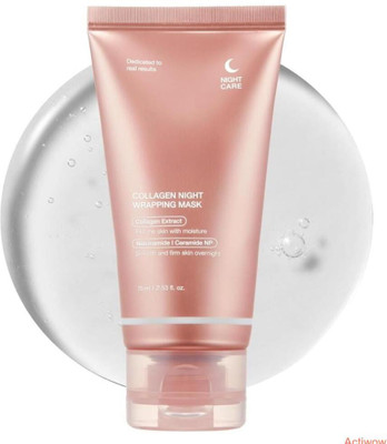 Actiwow Collagen Night Wrapping Mask for Soft Skin & Deep Nourishment(100 ml)