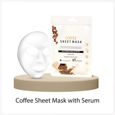 tanvi27 Coffee Brightening Sheet Mask for Skin Purifying(20 g)