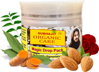 SUBHAJIT ORGANIC CARE Magic Drop Face Pack For De-tan & De-Pigmentation and Smooth & Brighten Skin(50 g)