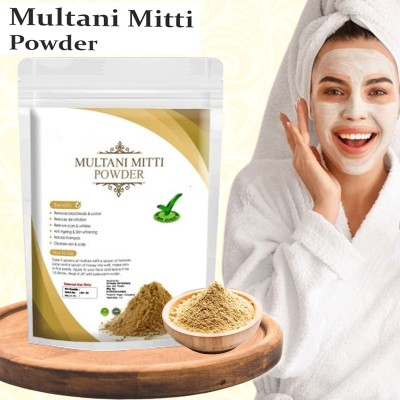 Aktivemusli Multani Mitti powder for Exfoliating, Soothing, Nourishing, Smoothening Face(100 g)