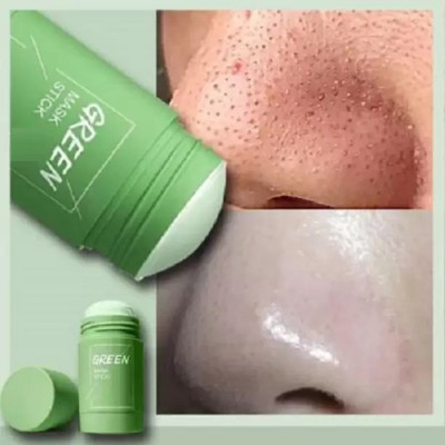 GABBU new Green Mask Stick, Facial Oil Control, Deep Cleansing Pores Improving Skin(40 g)