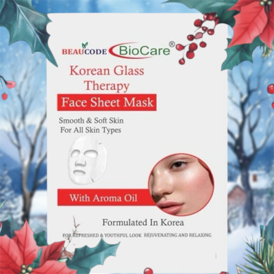BEAUCODE BioCare Korean Glass Therapy Face Sheet Mask(25 ml)