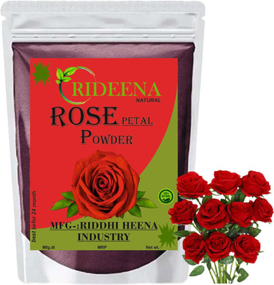 Rideena pure Natural Rose Petal Powder for face pack skin | Rose Petal(800 g)