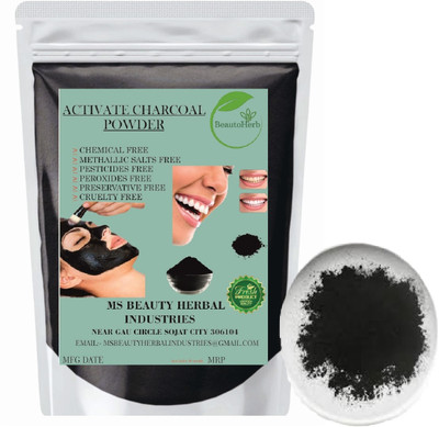 Beautoherb Best Quality Charcoal Powder for face pack(400 g)