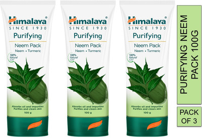 HIMALAYA Purifying Neem Pack 100g (Pack of 3)(300 g)