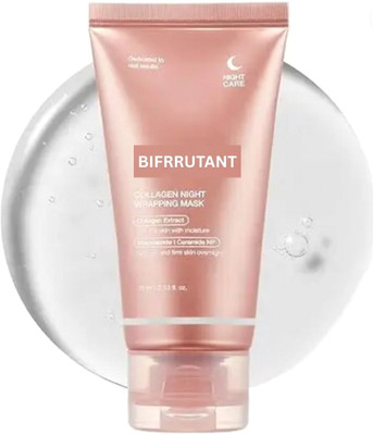BIFRRUTANT Korean Collagen Night Wrapping Peel Off Mask for Glow Boost(75 ml)