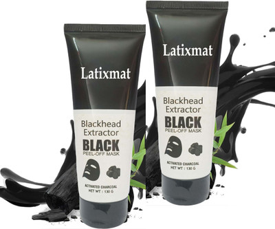 Latixmat Activated Charcoal Peel Off Mask for Women and Men(260 g)