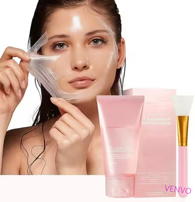 venvo Collagen Peel Off Mask With Brush for Youth Lift Glow(100 ml)