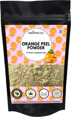 Grownicals Orange Peel Powder For Skin and Face| Help in Tan Removal & Face cleansing(200 g)