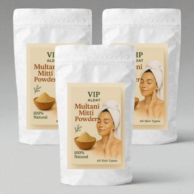 VIP ALDAT Deep Cleansing Multani Mitti Powder for Acne Control, Detox and Natural Glow(450 g)
