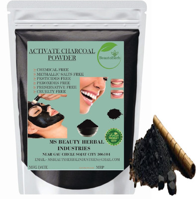 Beautoherb Best Quality Charcoal Powder for face pack new pack(400 g)