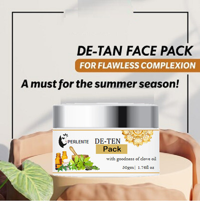 PERLENTE All skin type best de tan ,tan removal face pack(50 g)