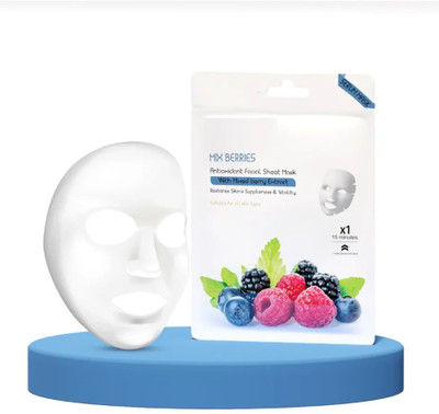 manasona Mix Berries Sheet Mask For All Types of Skin(20 g)