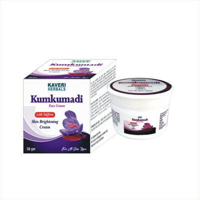 KAVERI HERBALS Kumkumadi Face Cream with Saffron, for Spotless/Glowing Skin, All Skin Type 50g(50 g)